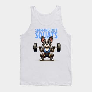 Sniffing Out Squats: French Bulldog Fitness Tank Top